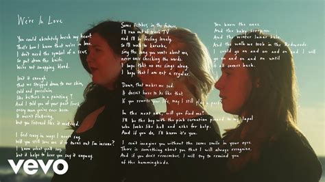 we're in love lyrics|we're in love song.